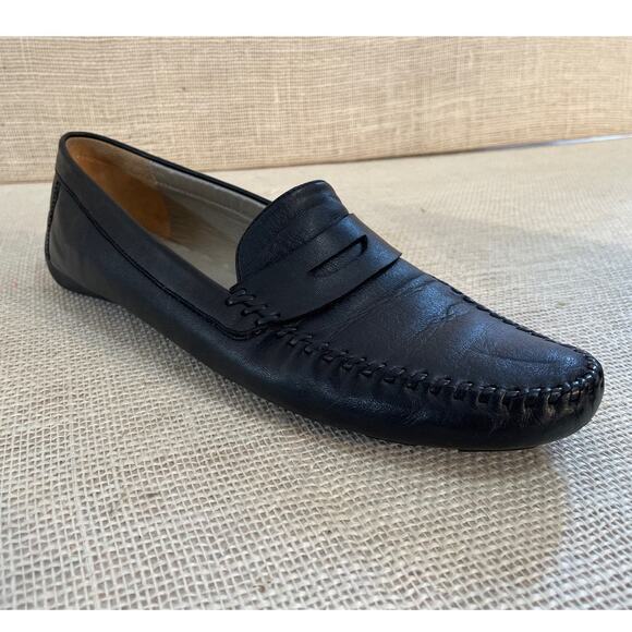 Robert Zur Sven Driving Mocs, Black Glove, Amazingly Soft Leather, Men's 12 4A - Picture 4 of 10